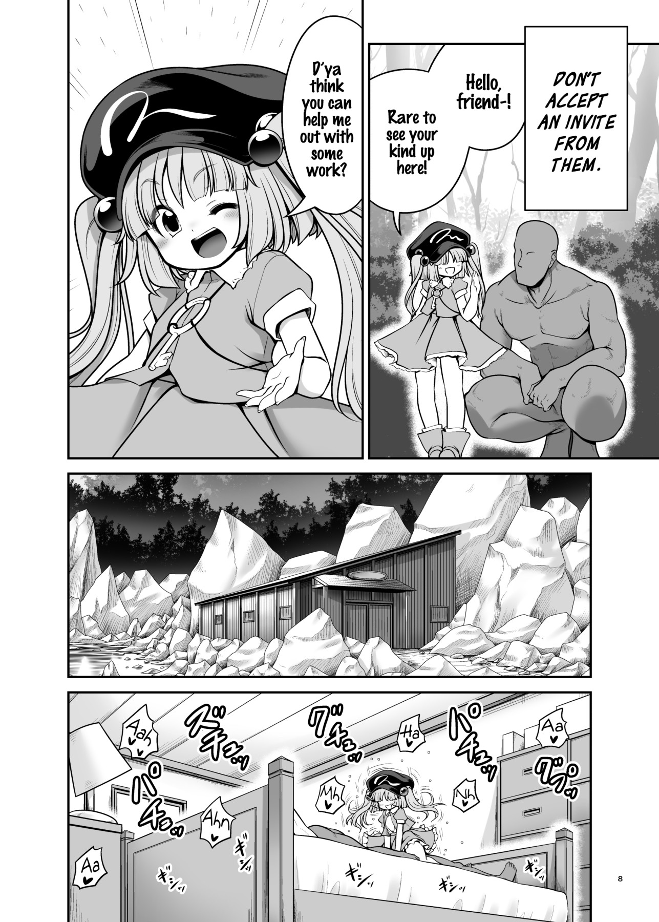 Hentai Manga Comic-A Wet Youkai's Mountain-Read-8